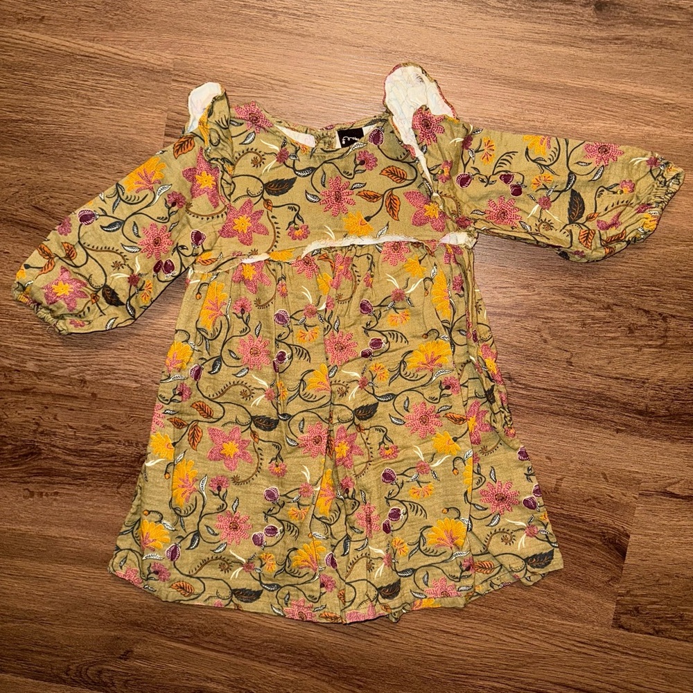Art Class Fall Floral Dress (4T)